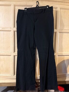 Banana Republic Black Straight-Leg Trousers